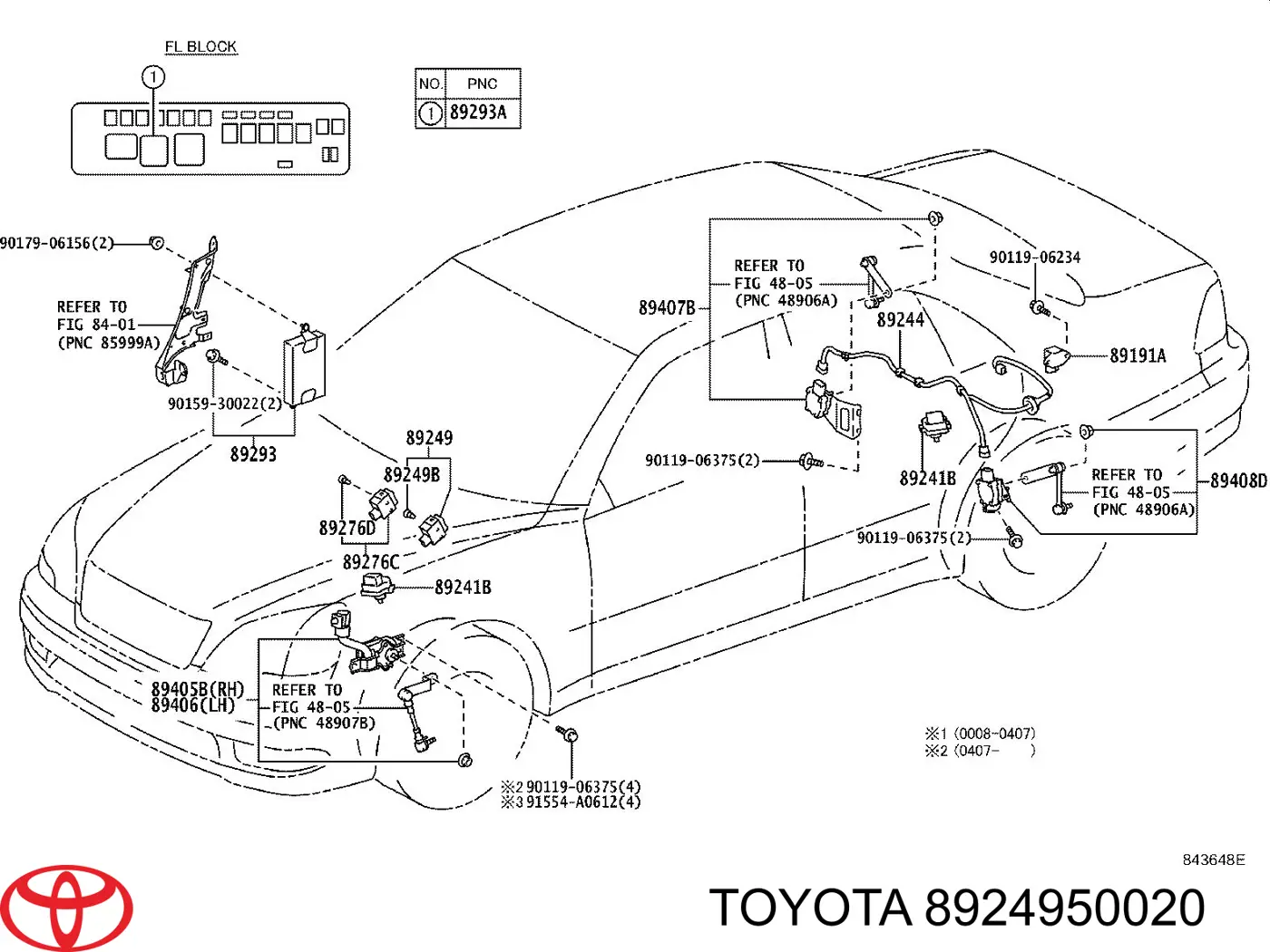  8924950020 Toyota