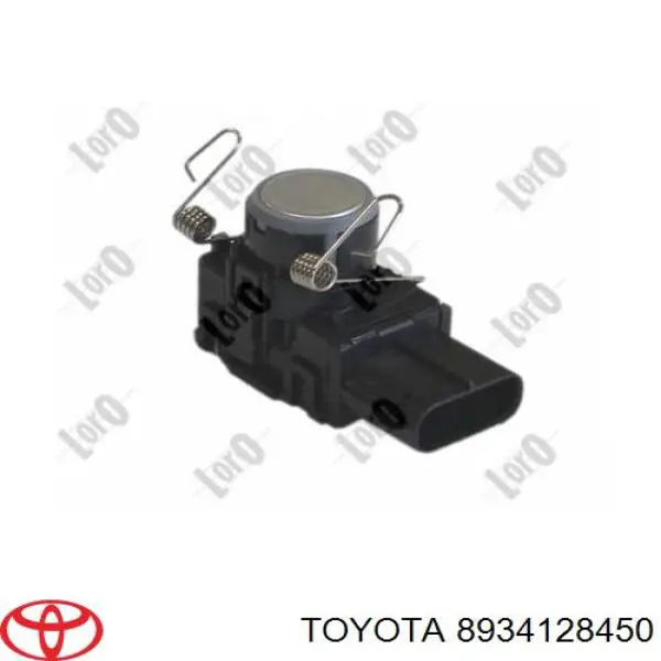 8934128450 Toyota sensor traseiro de sinalização de estacionamento (sensor de estacionamento)