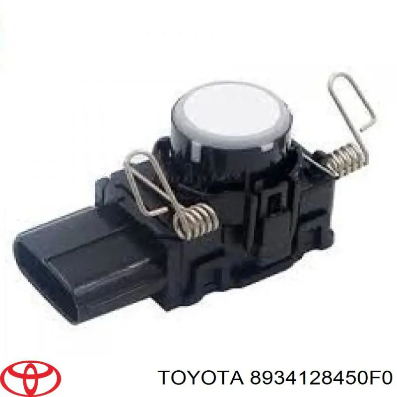 8934128450F0 Toyota sensor traseiro de sinalização de estacionamento (sensor de estacionamento)