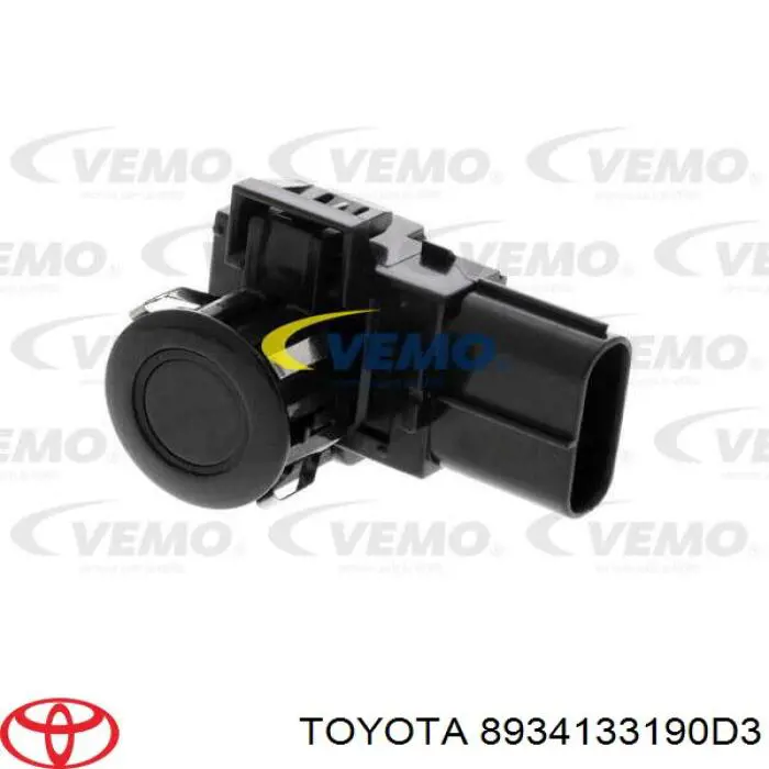 8934133190C2 Toyota sensor traseiro lateral de sinalização de estacionamento (sensor de estacionamento)