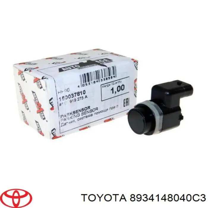 8934148040C3 Toyota датчик сигнализации парковки (парктроник передний)