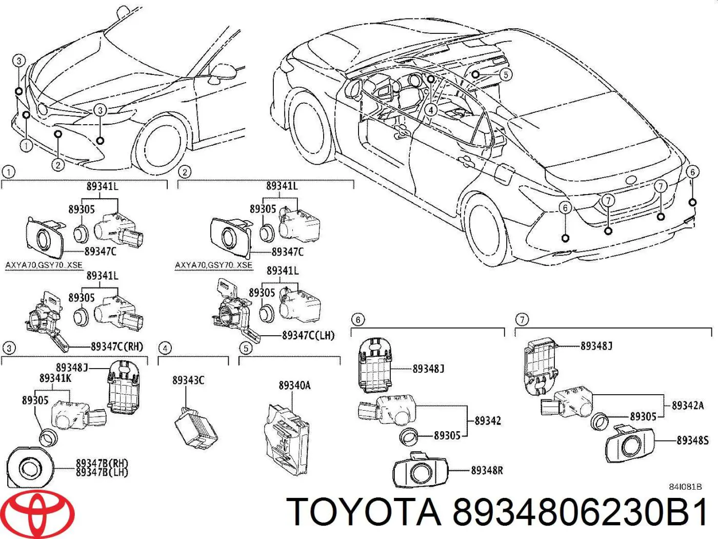 8934806230B1 Toyota 