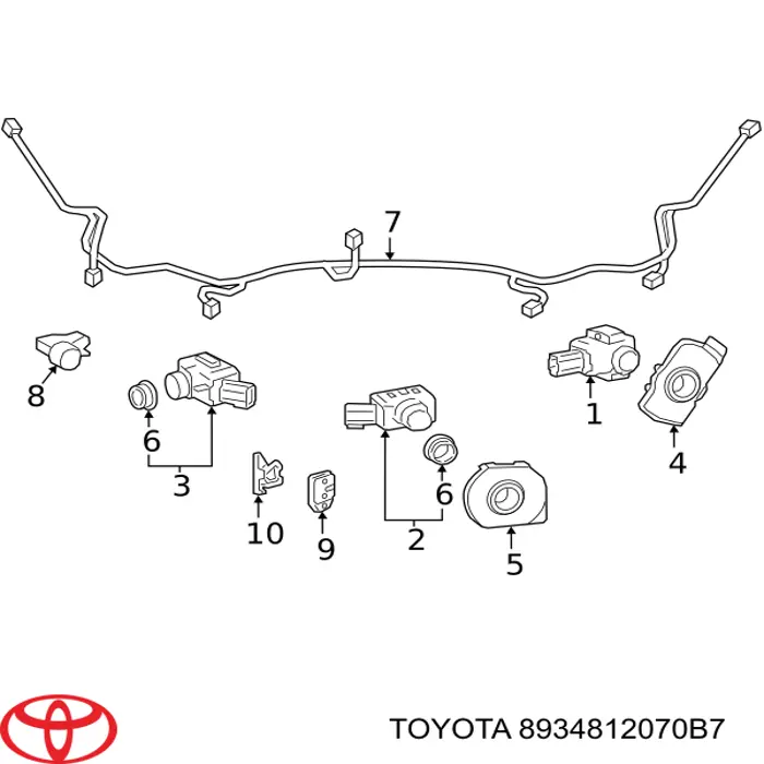 8934812070B7 Toyota 