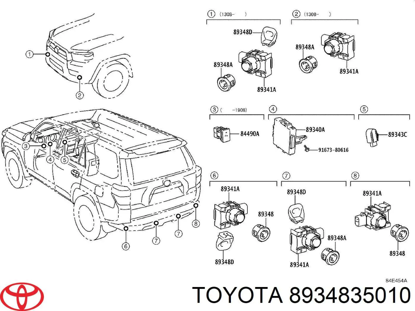 8934835010 Toyota 