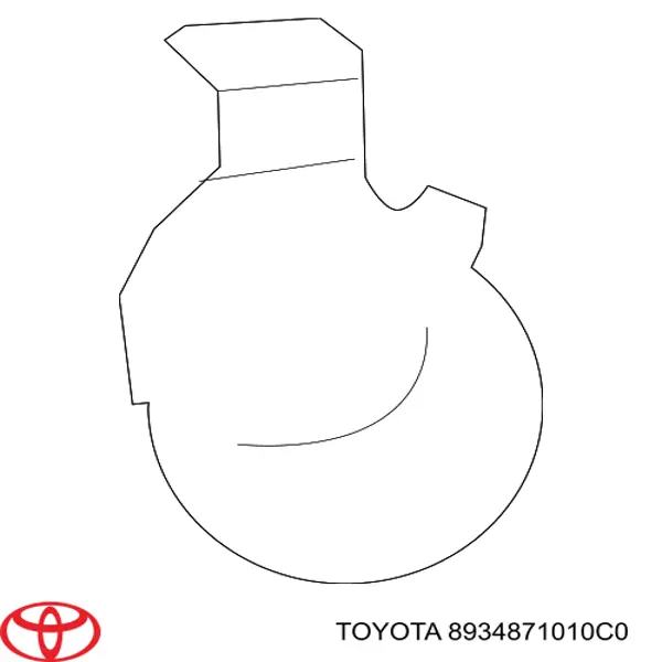 Кронштейн датчика парктроника передний боковой Toyota 8934871010C0 цена, от 2.96 USD