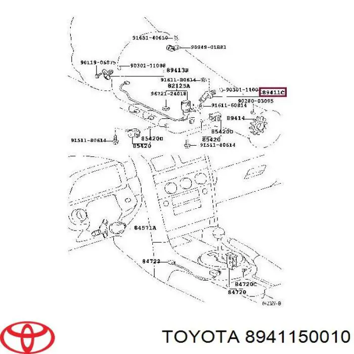 8941150010 Toyota sensor de velocidade