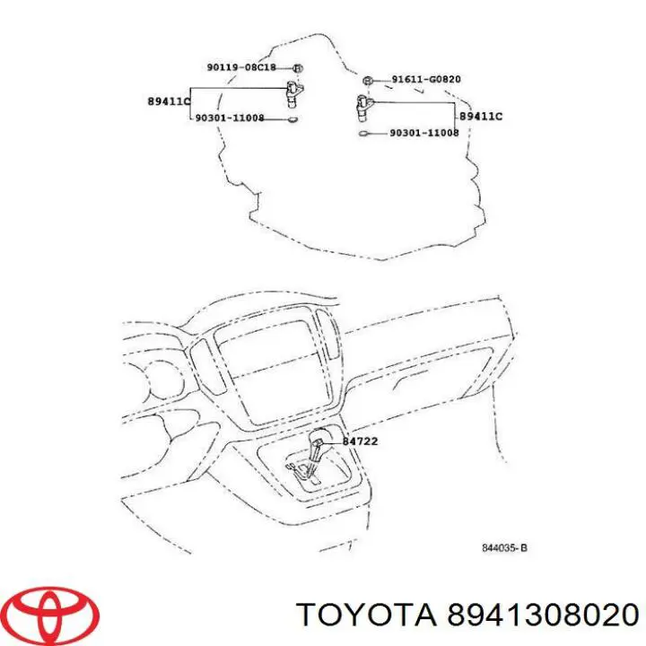 Compre 8941308020 Toyota Sensor de velocidade