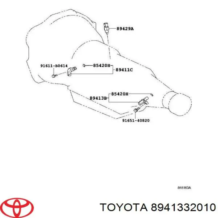 8941332010 Toyota датчик скорости