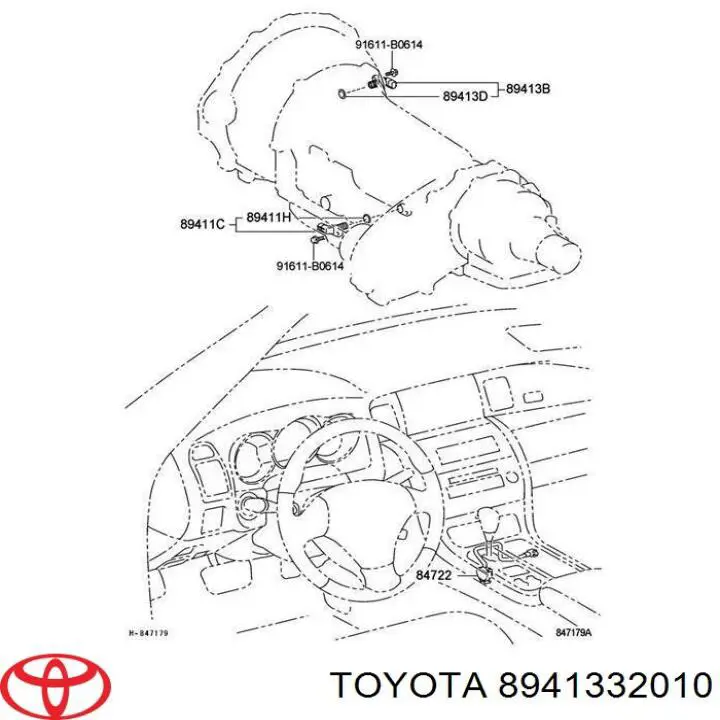Sensor de velocidade 8941332010 Toyota