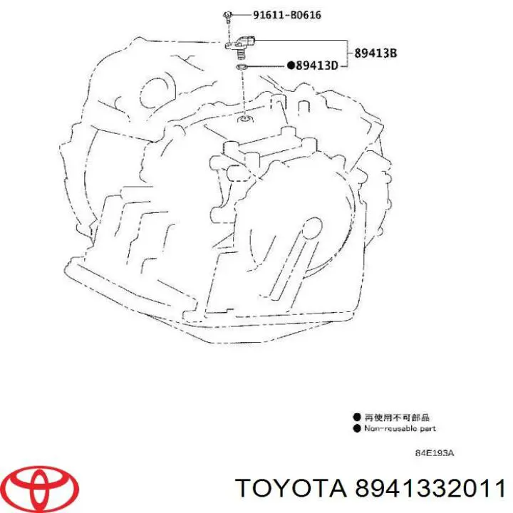 Sensor de velocidad 8941332011 Toyota