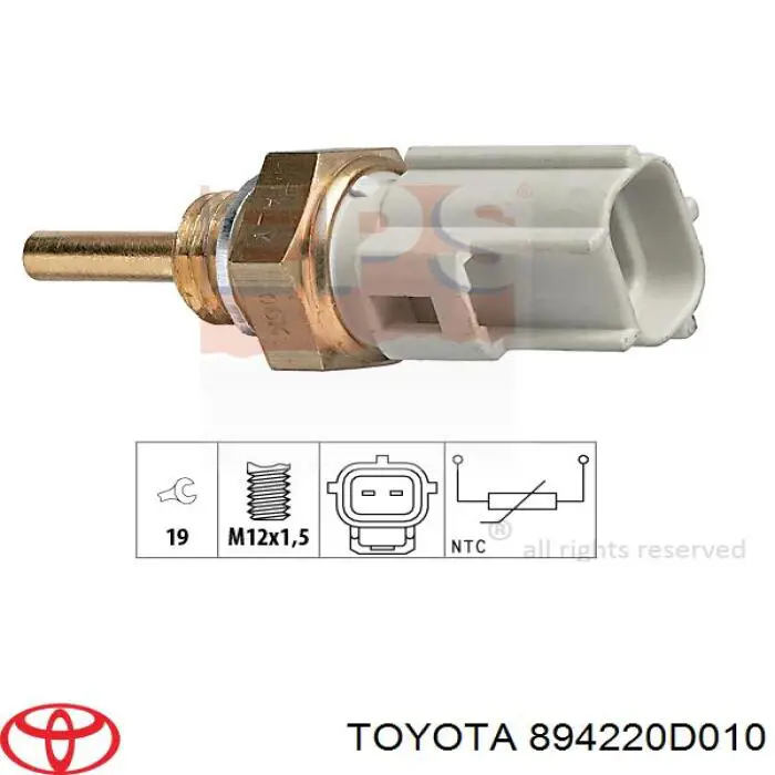 894220D010 Toyota датчик температуры охлаждающей жидкости, на приборе