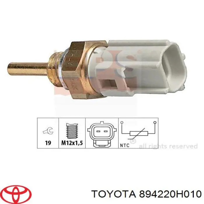 894220H010 Toyota Датчик температуры охлаждающей жидкости, на прибор
