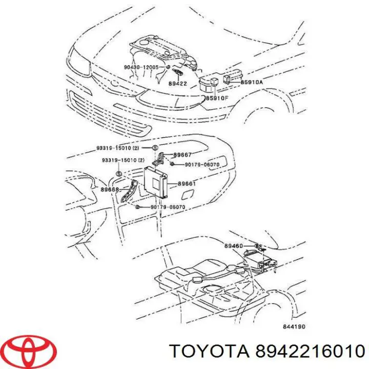 Датчик температуры радиатора Toyota 8942216010 цена, от 7.33 USD