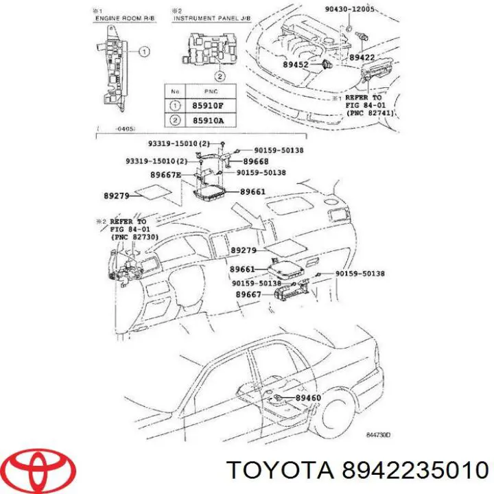 Compre 8942235010 Toyota Sensor de temperatura do fluido de esfriamento