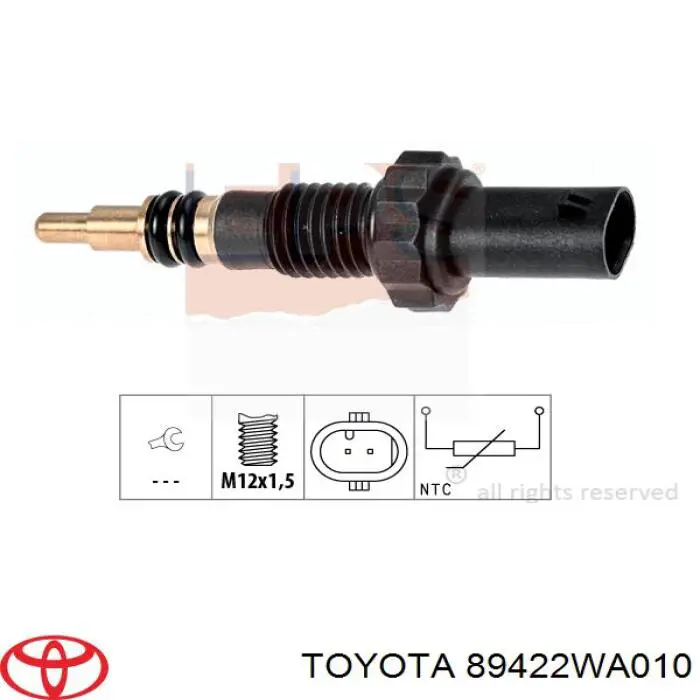 89422WA010 Toyota Термовыключатель