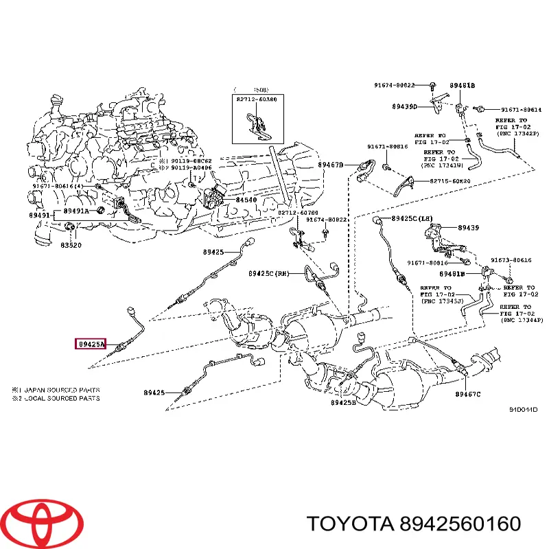  8942560160 Toyota