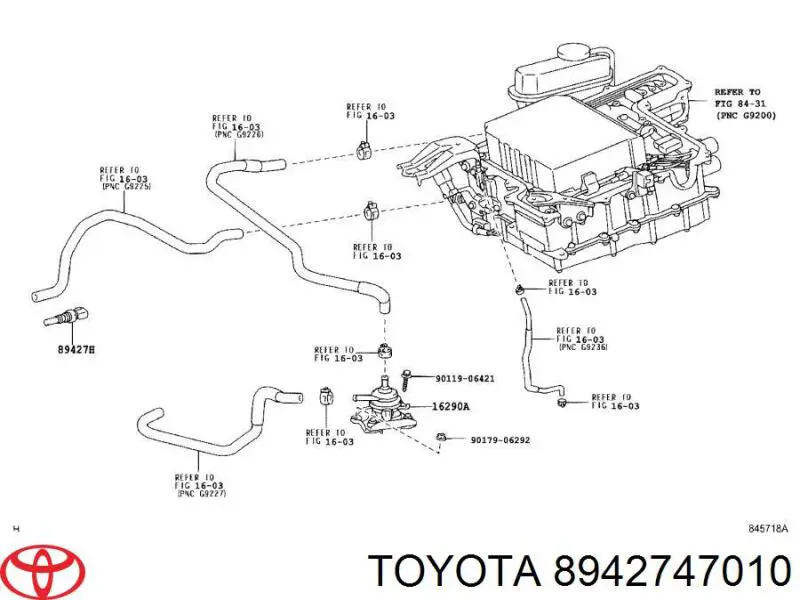 8942747010 Toyota Датчик радиатора