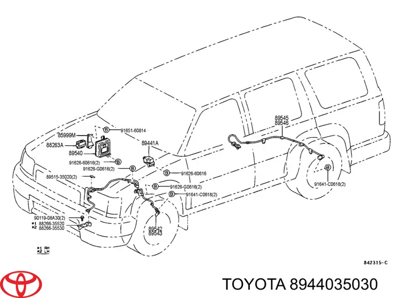  8944035030 Toyota