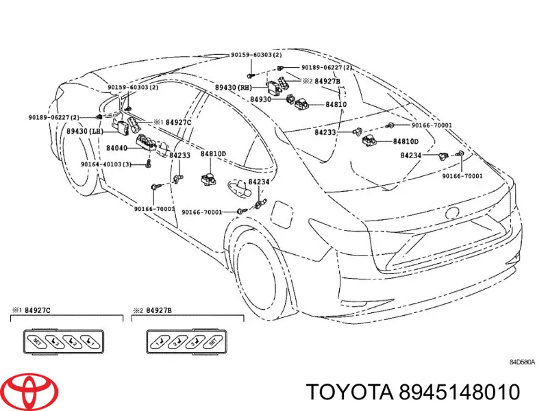 Датчик положения селектора АКПП Toyota 8945148010 цена, от 99.56 USD