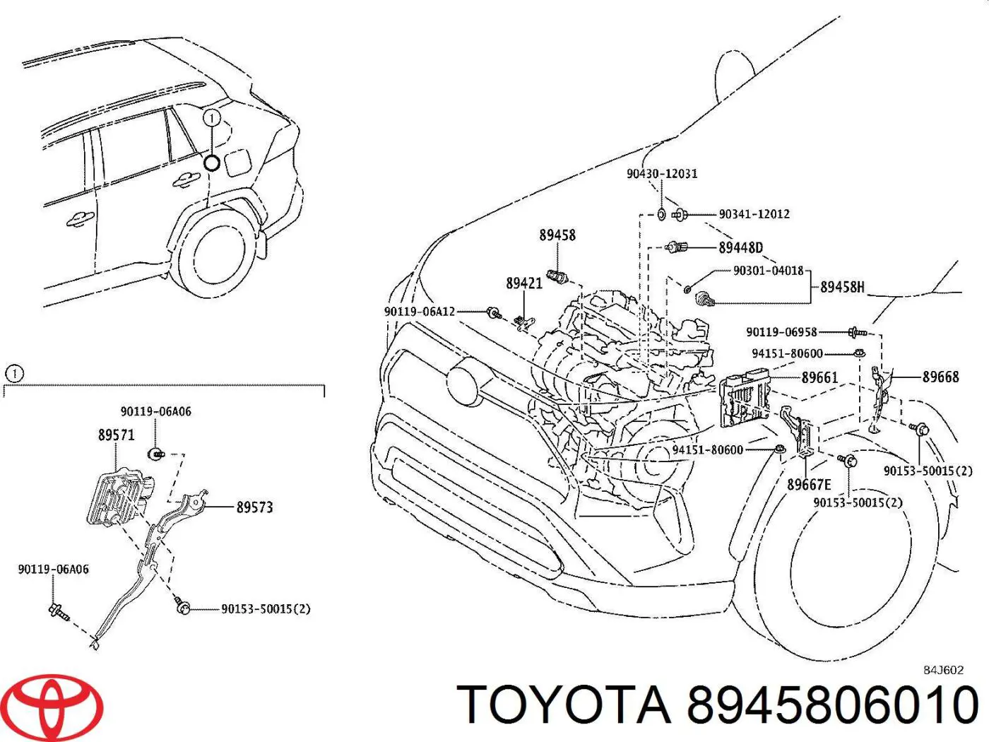  Toyota 8945806010