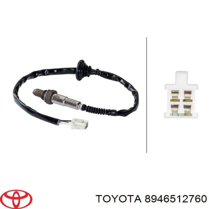 8946512760 Toyota лямбда-зонд, датчик кислорода после катализатора