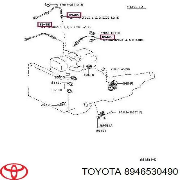 8946530490 Toyota