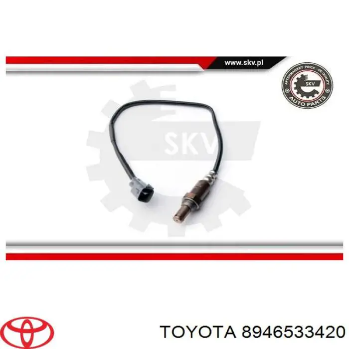 8946533420 Toyota лямбда-зонд, датчик кислорода после катализатора правый