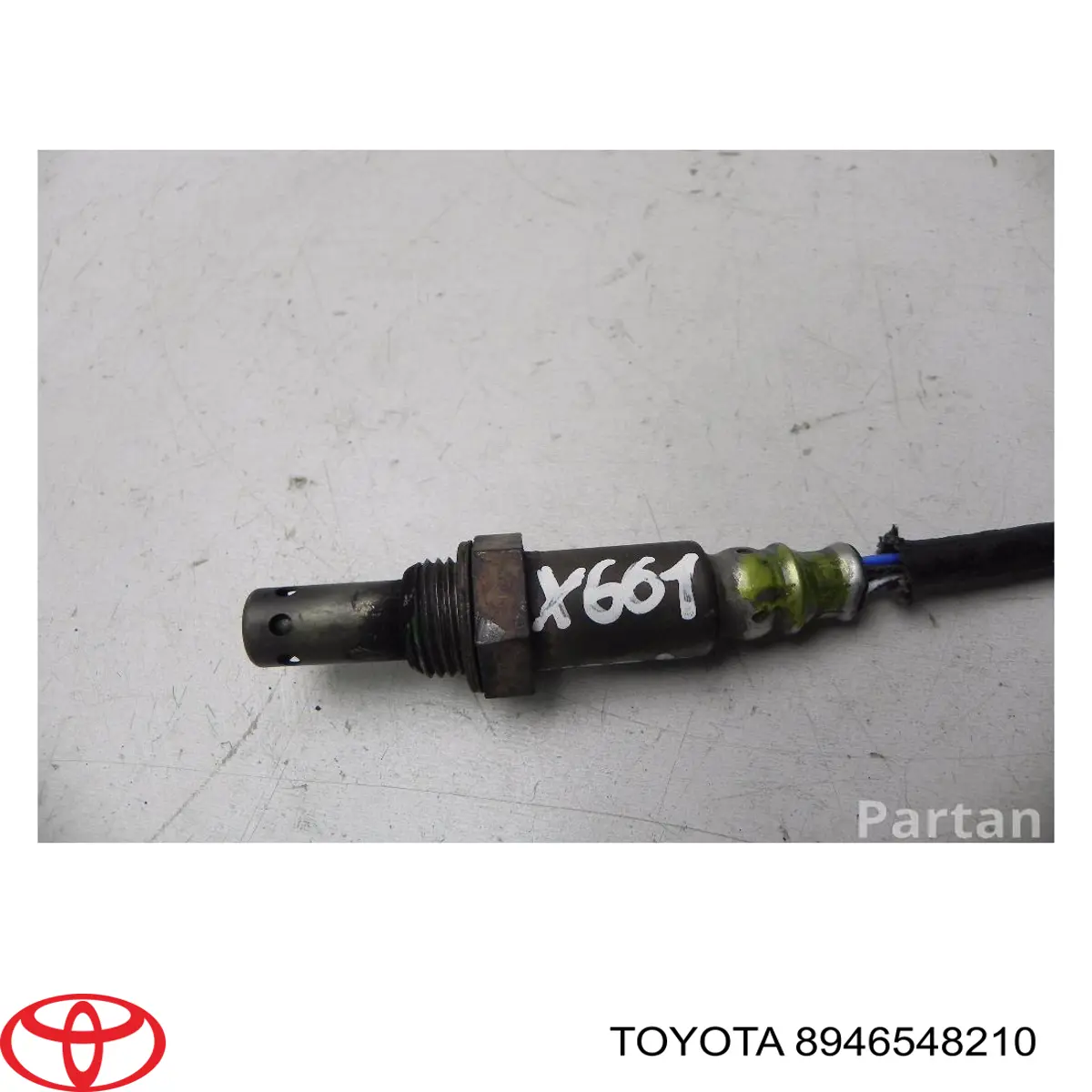 8946548210 Toyota sonda lambda, sensor esquerdo de oxigênio até o catalisador