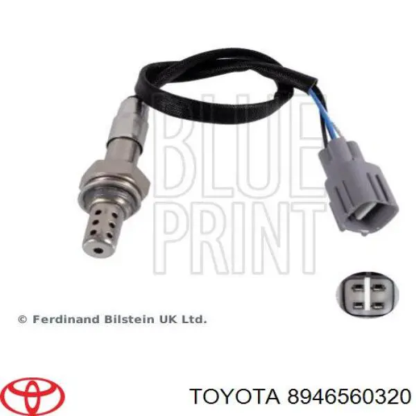 8946560320 Toyota Sonda lambda, sensor de oxigênio