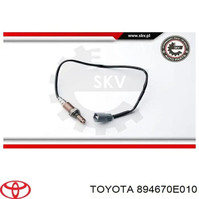 894670E010 Toyota sonda lambda, sensor de oxigênio até o catalisador