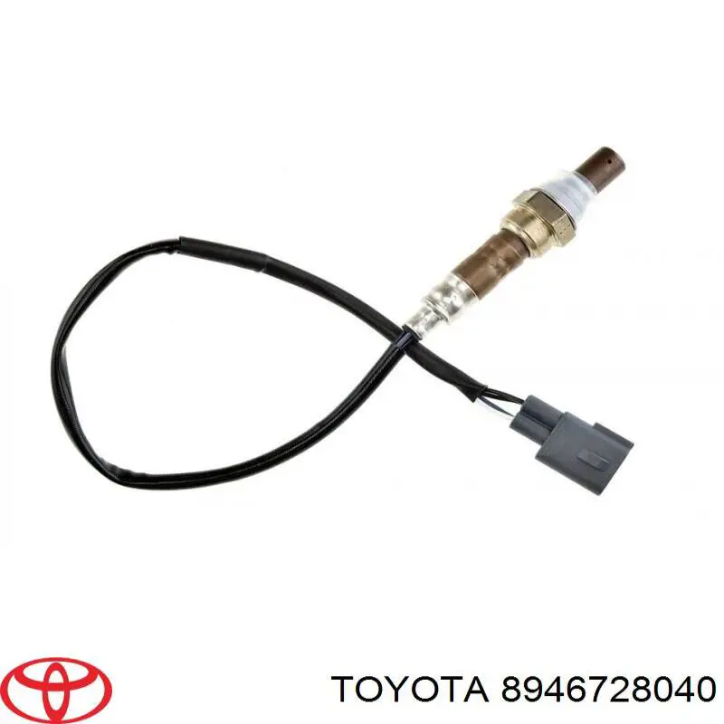 8946728040 Toyota sonda lambda, sensor direito de oxigênio até o catalisador