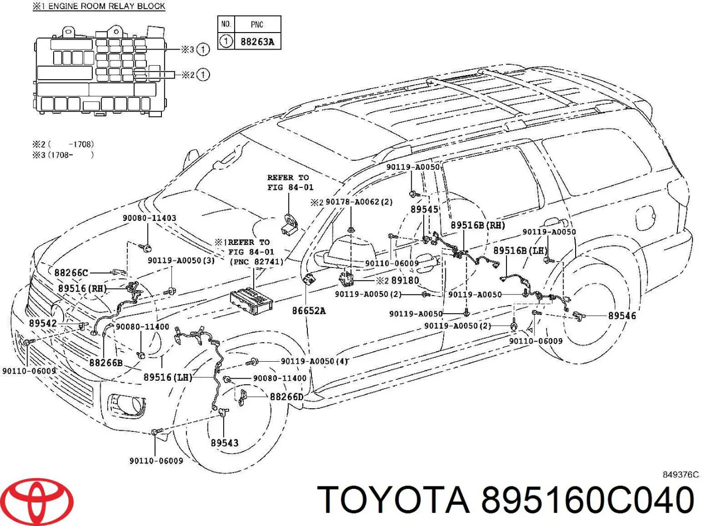  895160C040 Toyota