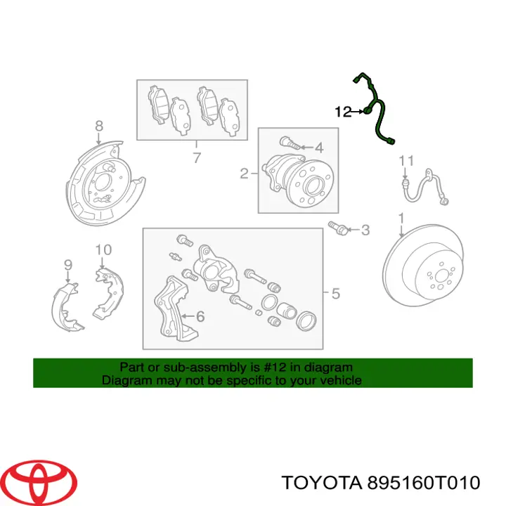  895160T010 Toyota