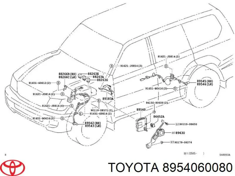  8954060080 Toyota