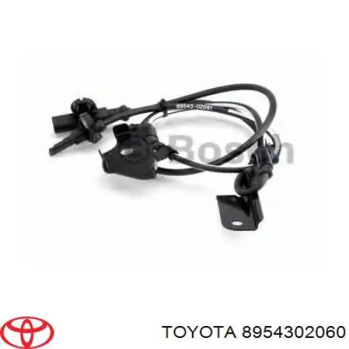 8954302060 Toyota датчик абс (abs передний левый)
