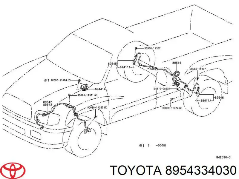  8954334030 Toyota