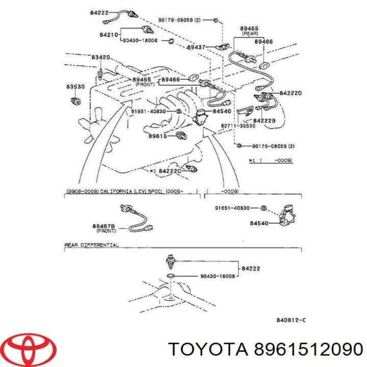 Sensor de detonação Toyota 8961512090 preço, a partir de 37,29 USD