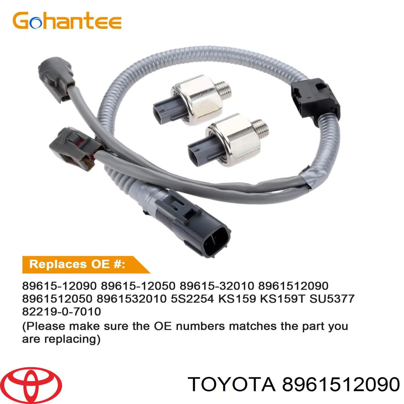 Sensor de detonação Toyota 8961512090
