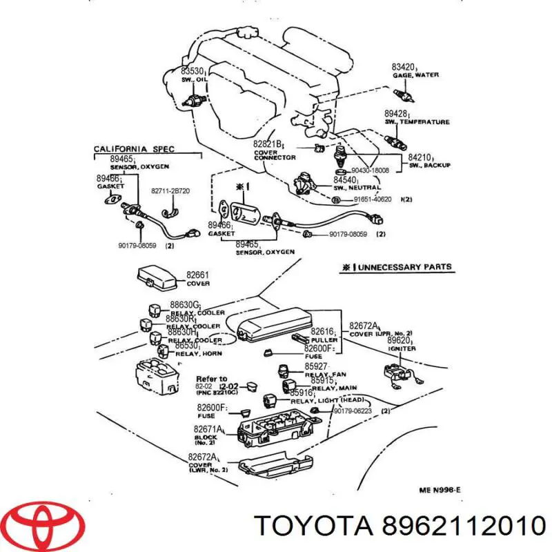 Модуль зажигания (коммутатор) Toyota 8962130010 цена, от 33.75 USD