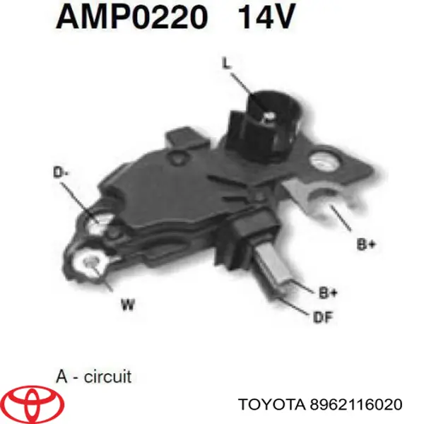8962116020 Toyota módulo de ignição (comutador)