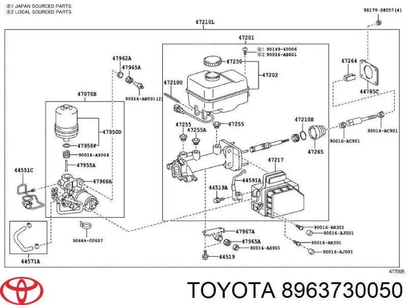  8963730050 Toyota