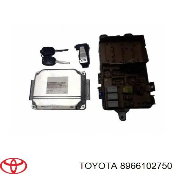 8966102750 Toyota модуль управления (эбу двигателем)