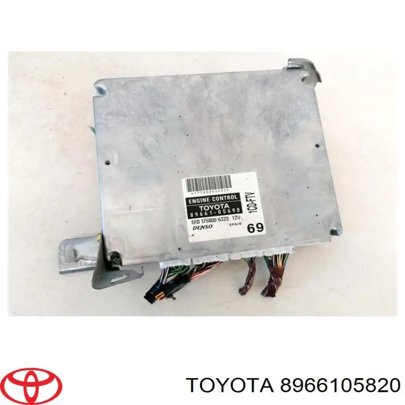 Купить 8966105820 Toyota Электронный блок управления двигателем