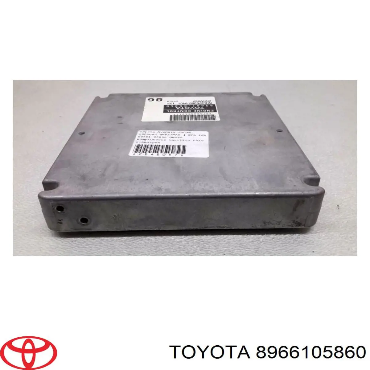 8966105860 Toyota модуль управления (эбу двигателем)