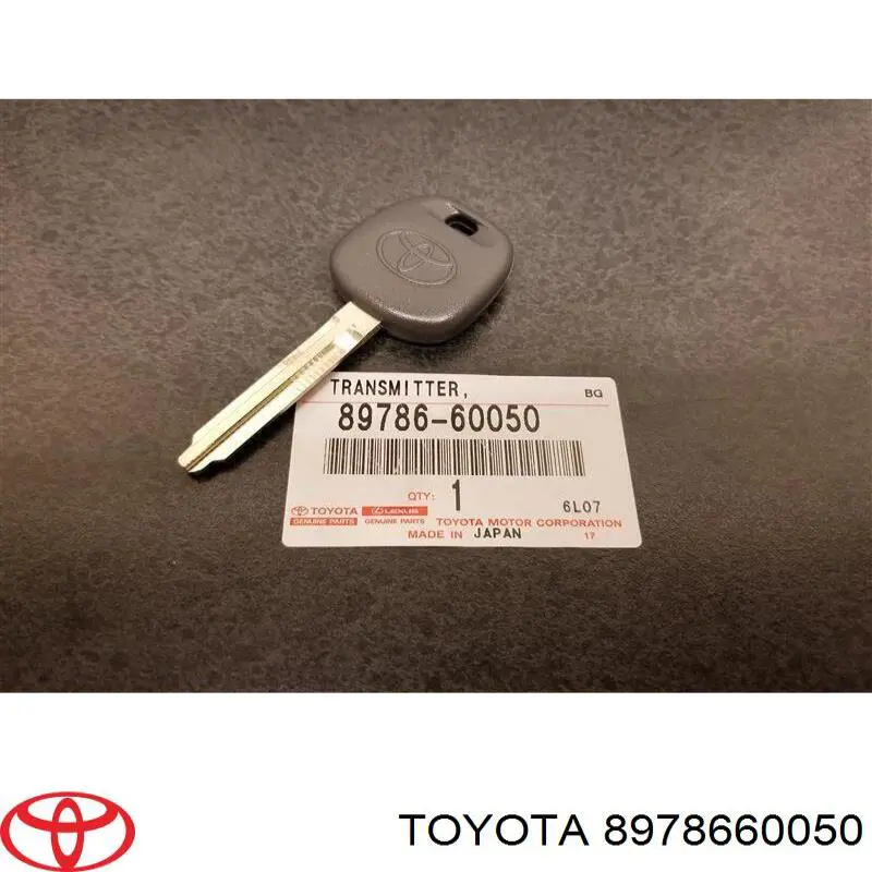 8978660050 Toyota ключ-заготовка