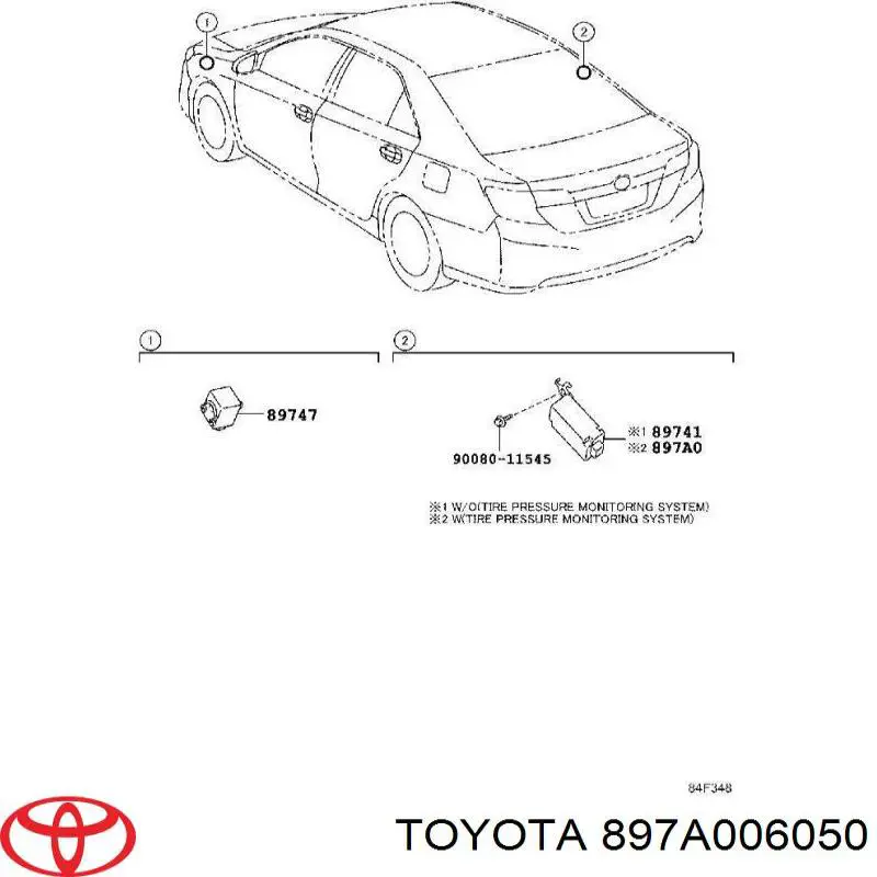  897A006050 Toyota