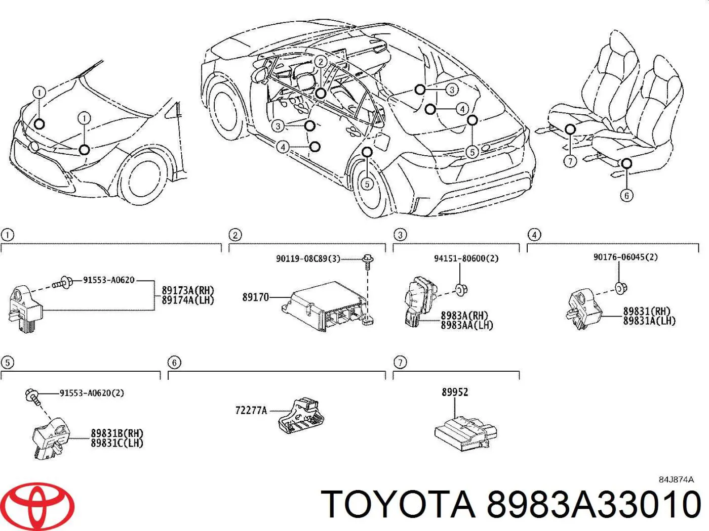 8983A33010 Toyota 