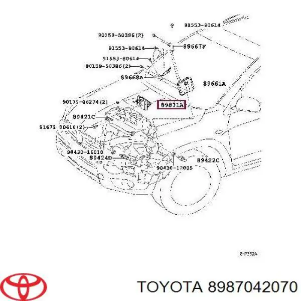 8987042070 Toyota 