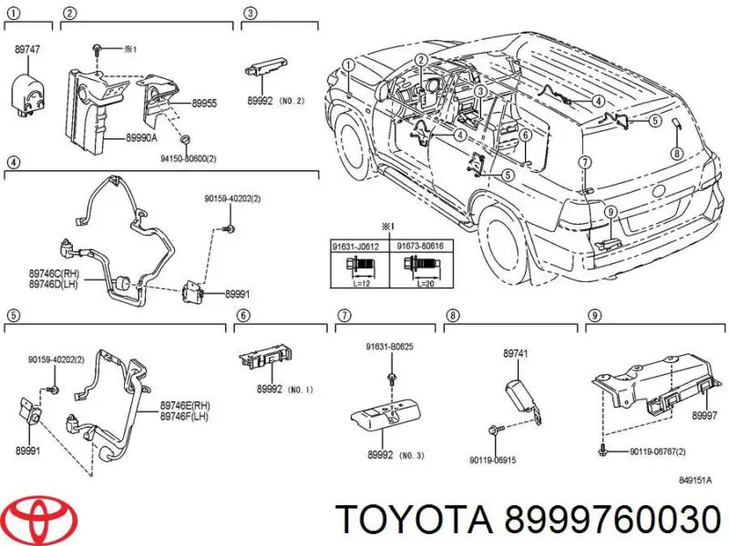 8999760030 Toyota 