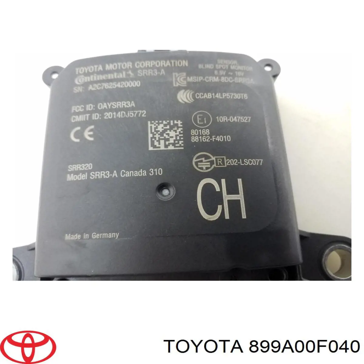  899A00F040 Toyota